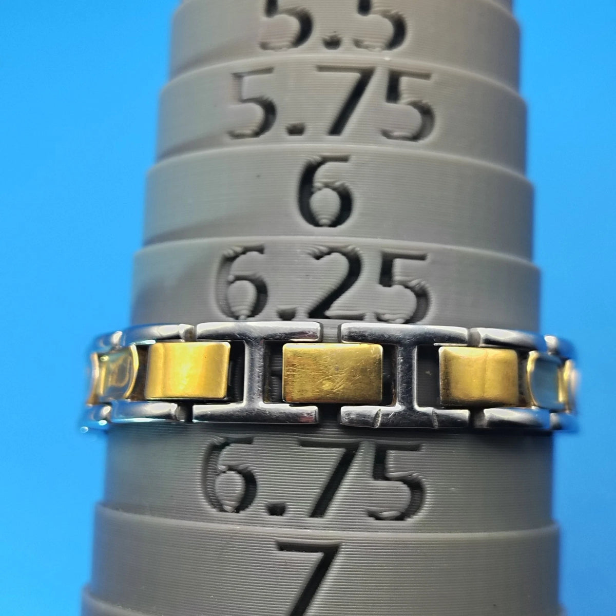 Vintage 2003 Timex Elegant 21mm Women's Quartz Two Tone Cocktail Watch Size 6.5