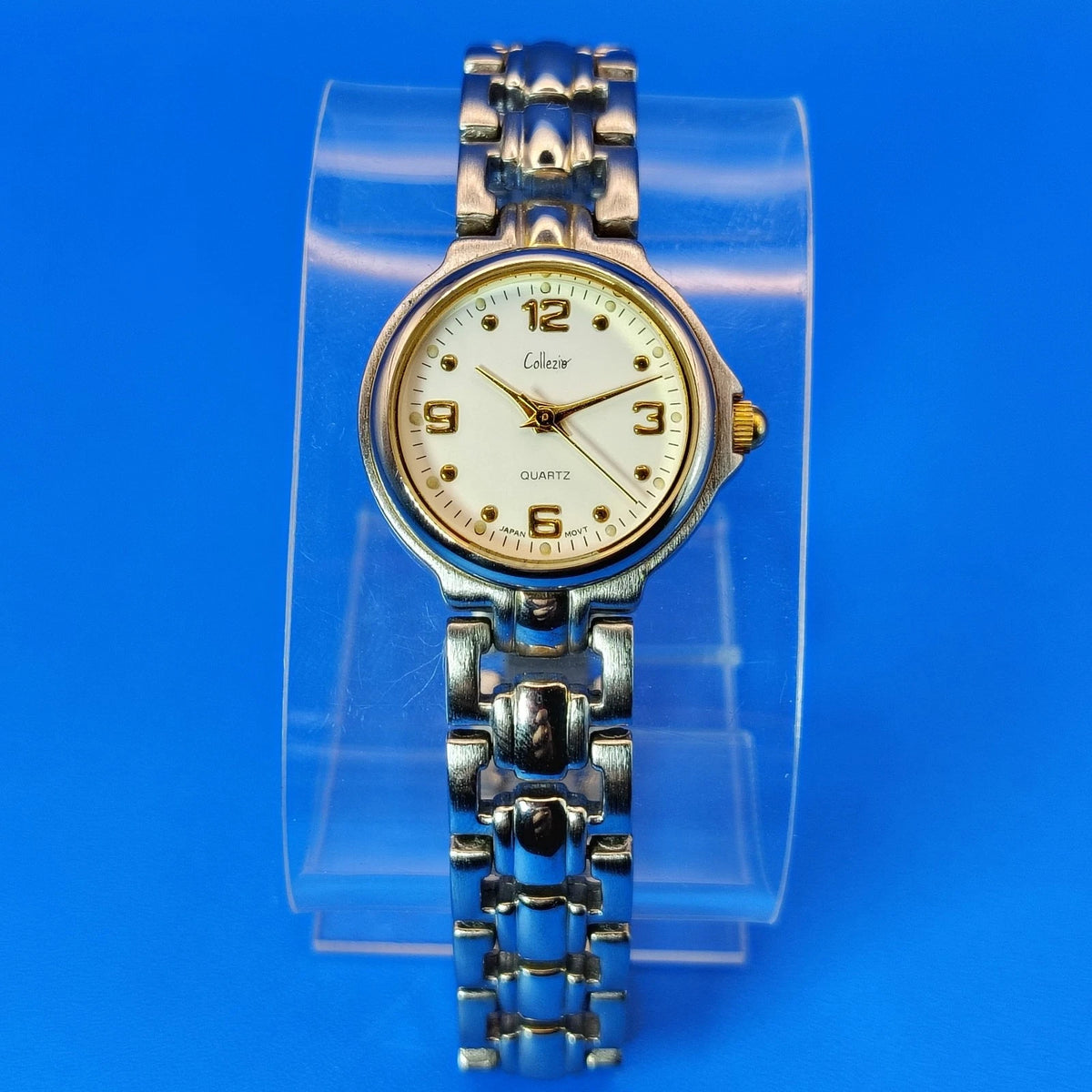 Vintage 1997 Collezio 29mm Women's Japan Quartz Two Tone Dress Watch Restored