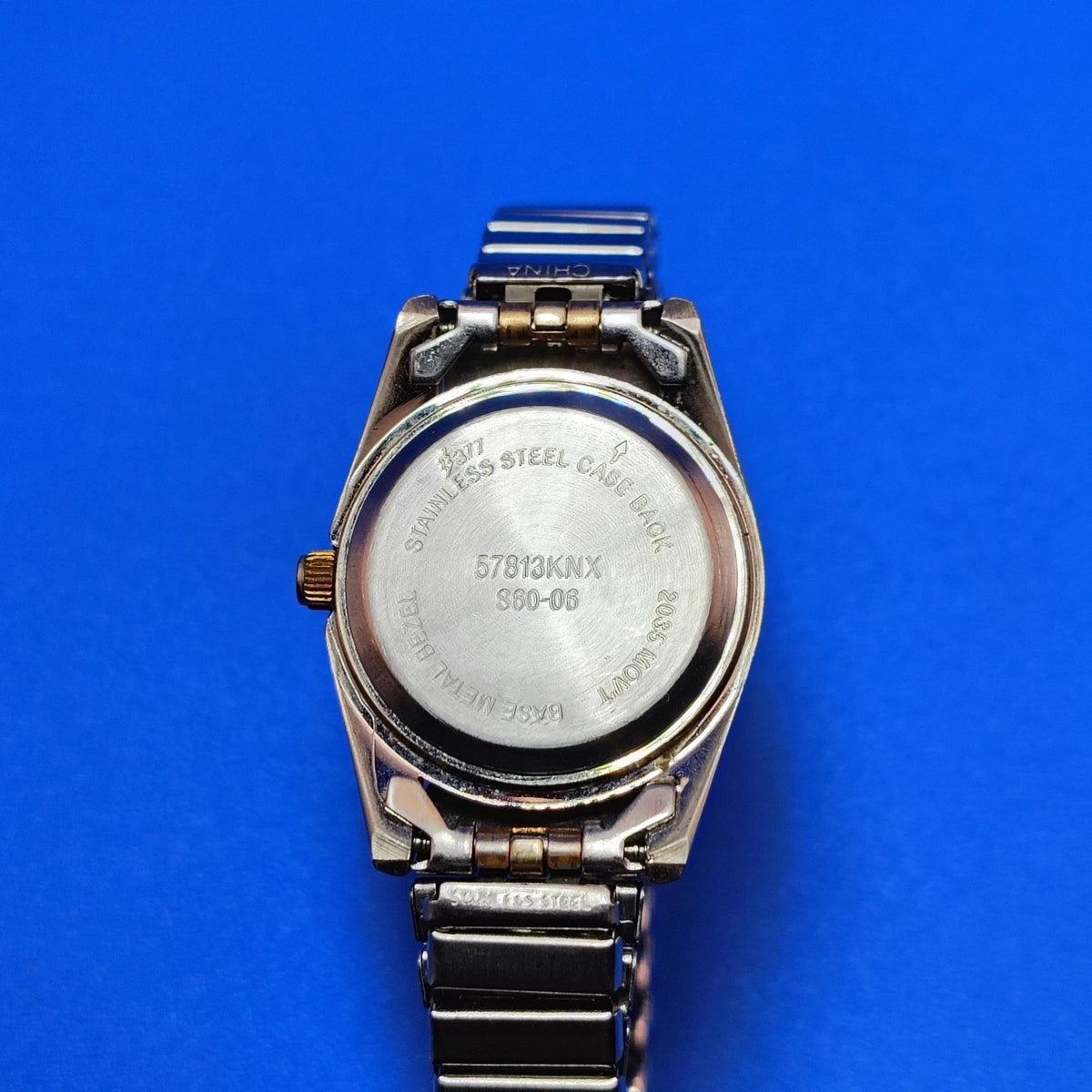 Vintage 1993 Movt 2035 Women's Quartz Fashion Watch Sunburst Dial Lume Hands