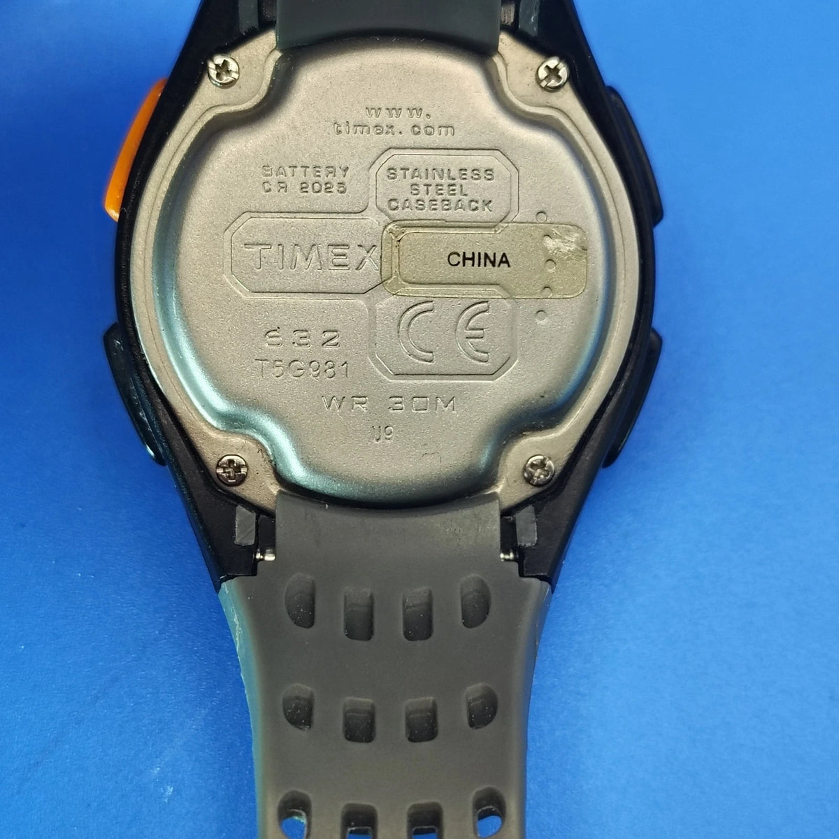 Vintage 2008 Timex Indiglo Heart Rate Monitor Trainer 46mm Women's Sport Watch