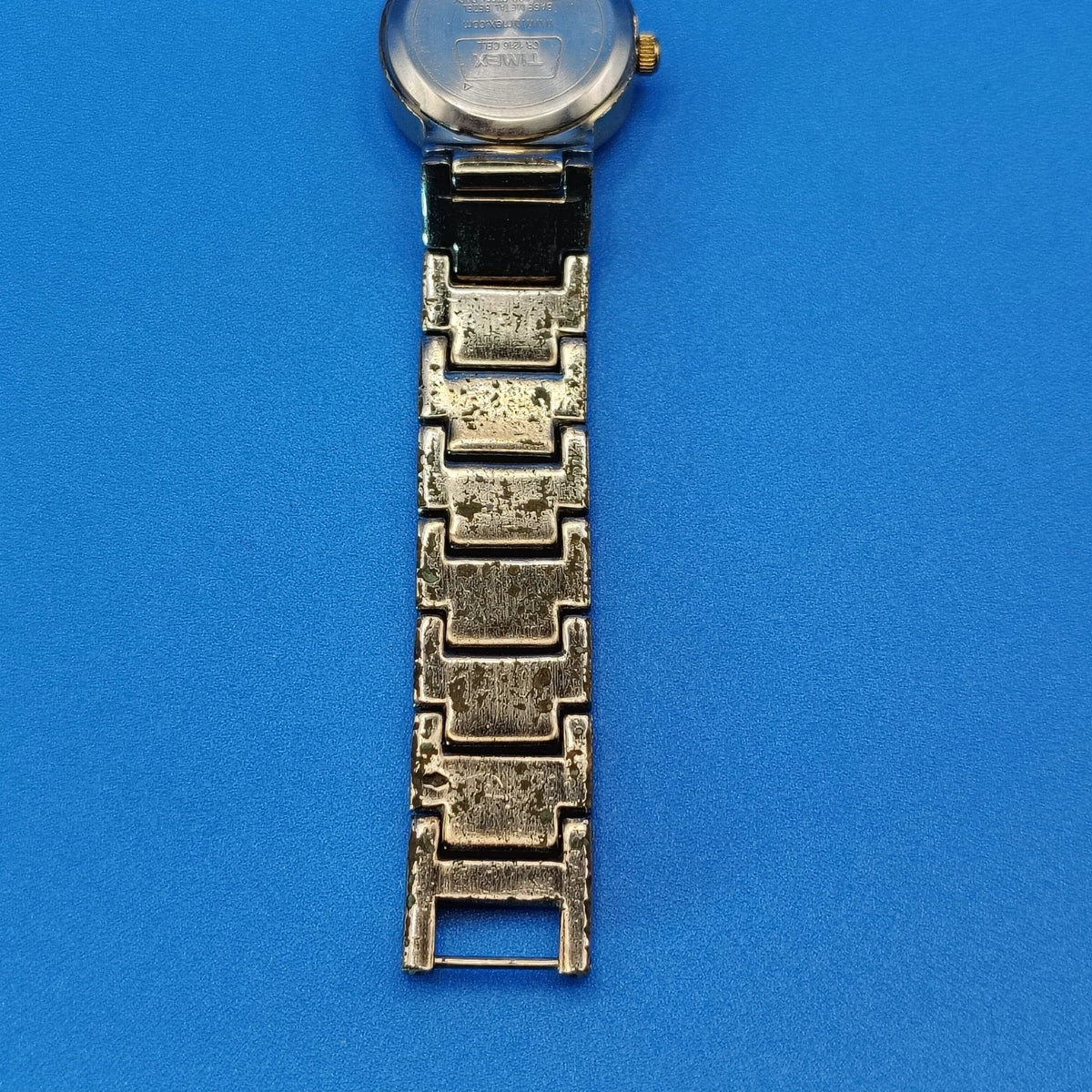 Vintage 2001 Timex Two Tone 29mm Women's Quartz Watch Fully Restored