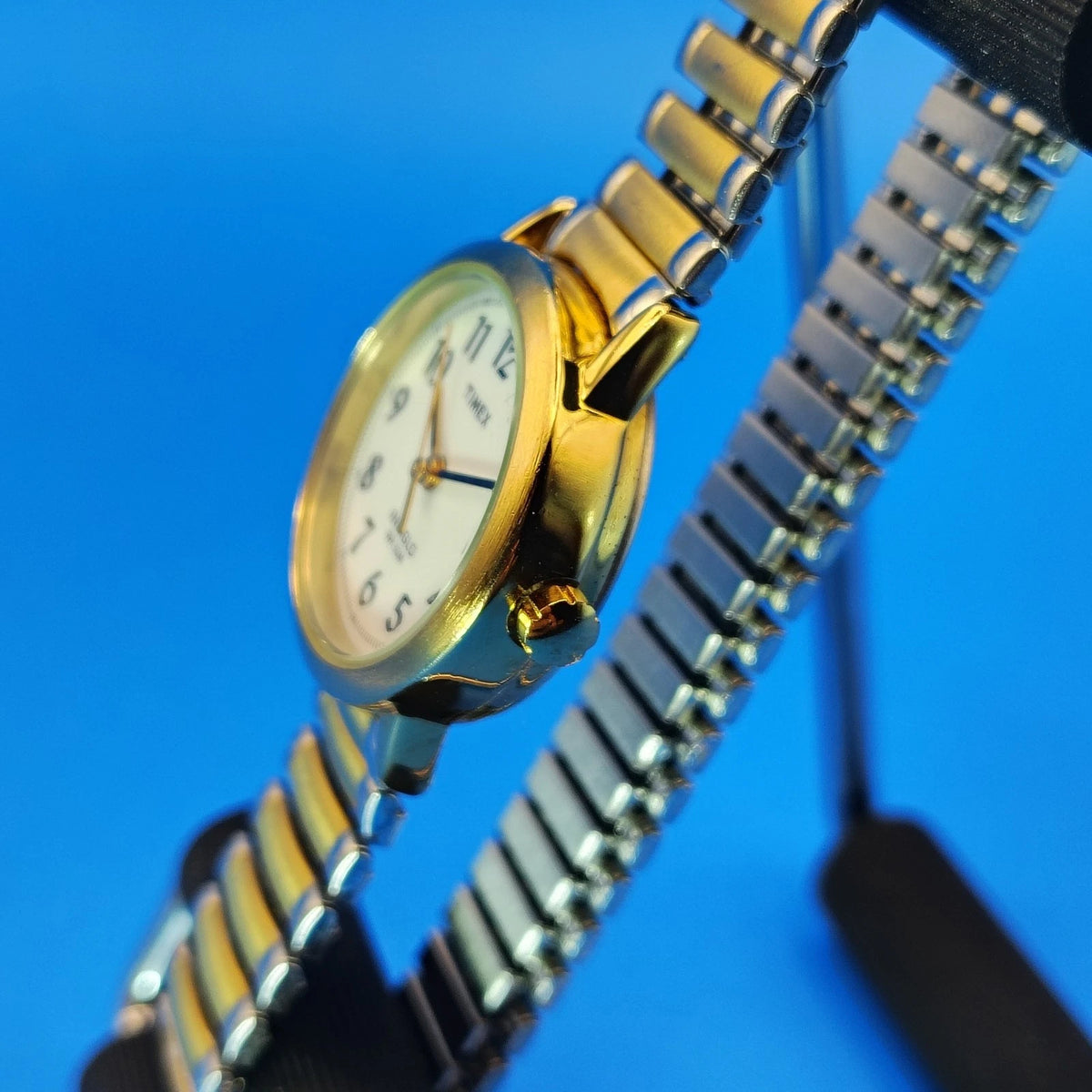 Vintage 2014 Timex Easy Reader Date Two Tone 25mm Women's Quartz Watch Restored