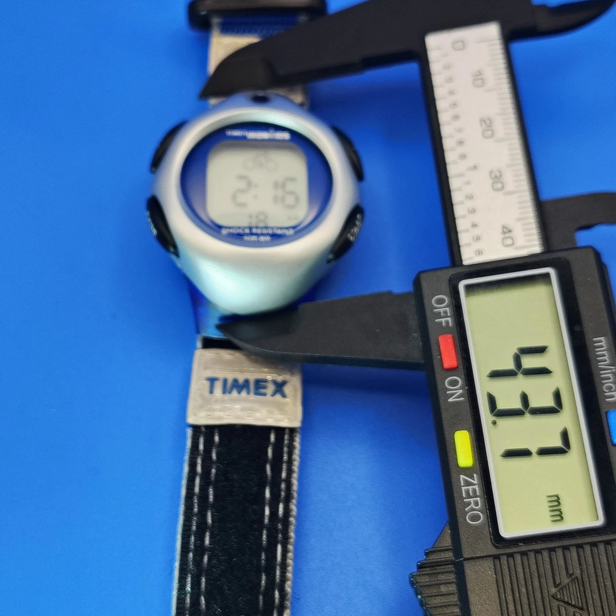 Vintage 1998 Timex Iron Kids Triathlon 43mm Watch Animated Icons New In Box