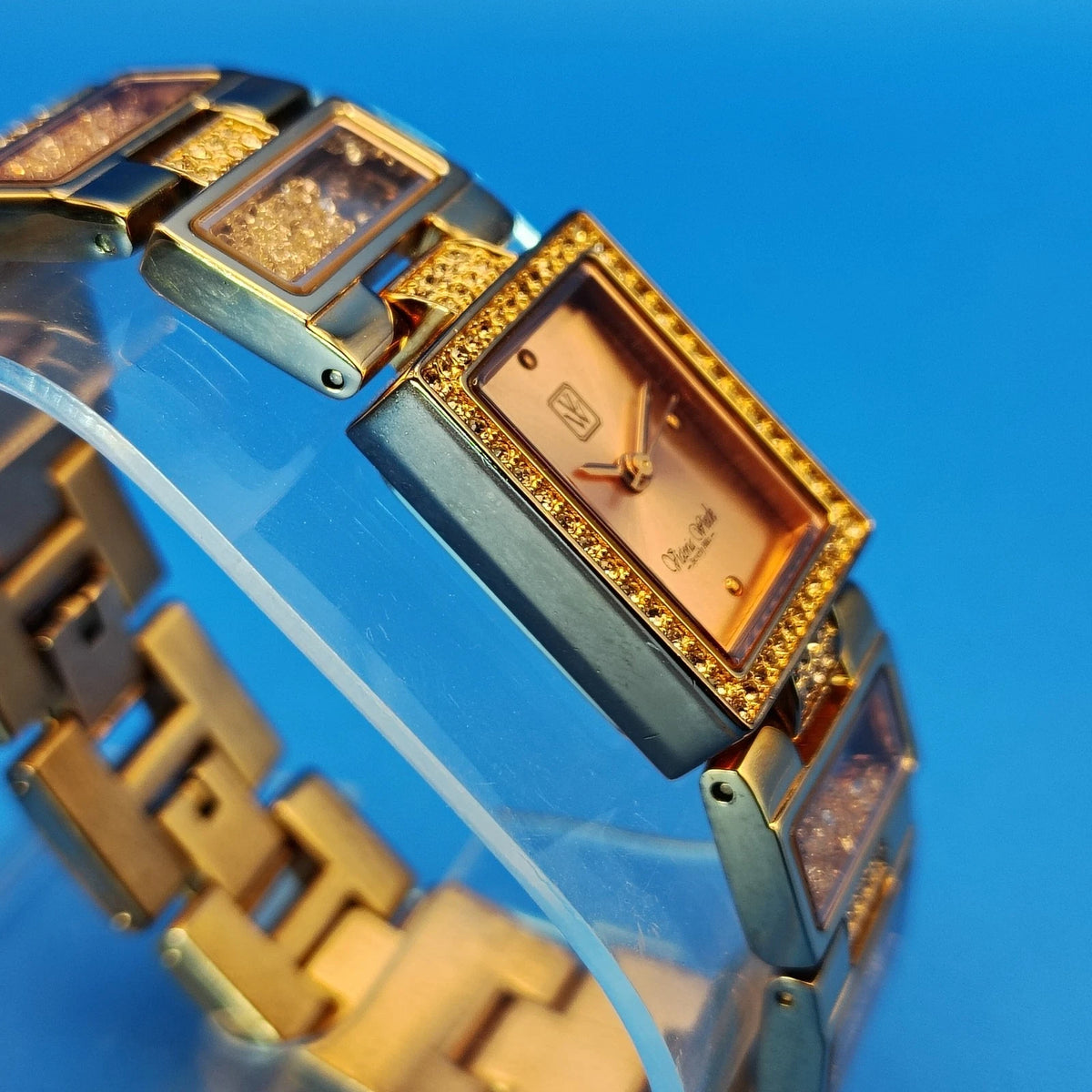 Vintage 1999 Victoria Weick BCVW01B Rose Gold 24mm Women's Quartz Watch Restored