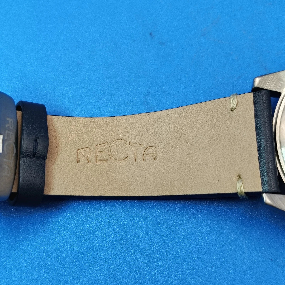 New! 2020 Recta Date 45mm Mens Quartz Watch Full Box Set Papers Tag NOS