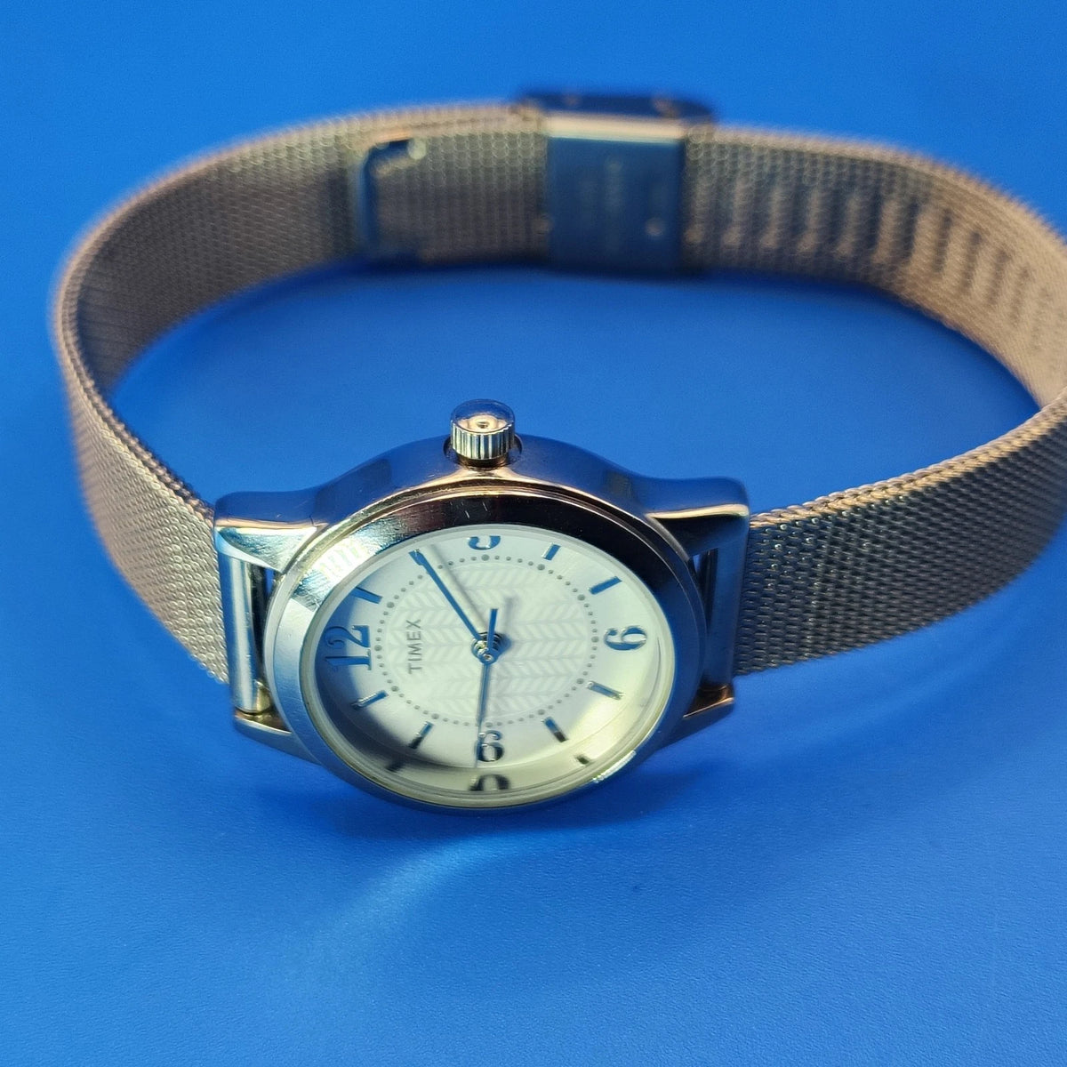 2018 Timex Women's Quartz Watch Stainless Steel Mesh Bracelet