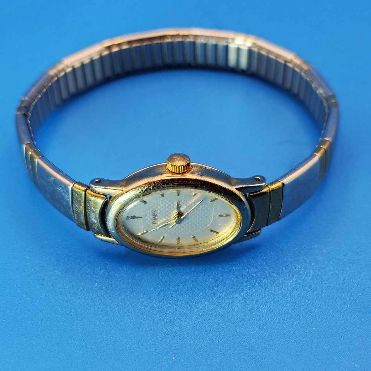 Vintage 1994 Timex 24mm Oval Women's Quartz Watch Fully Restored New Battery