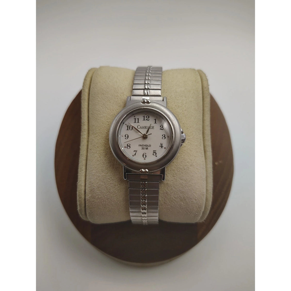 Vintage Carriage by Timex INDIGLO Women's Quartz Watch Stainless Steel