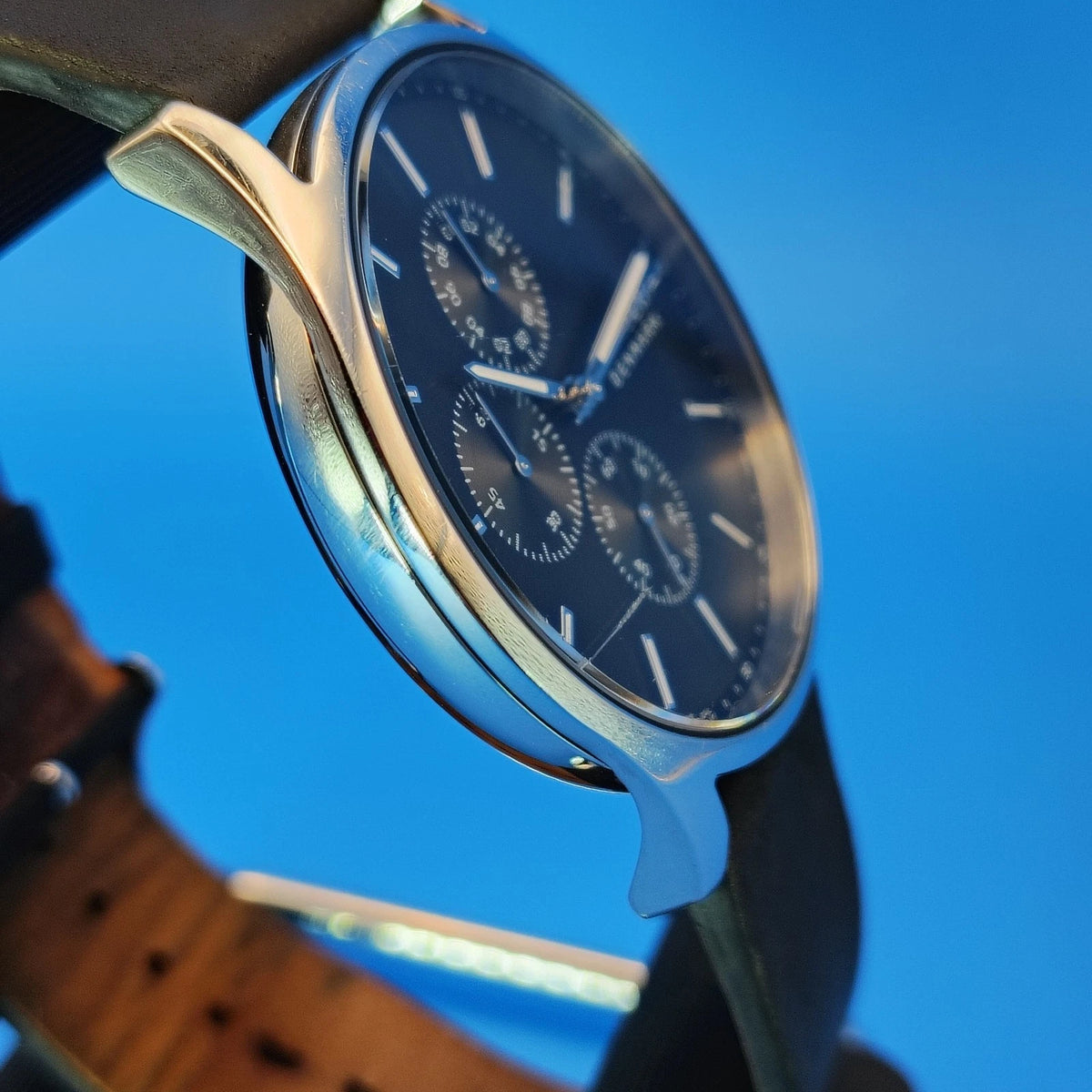 2019 Skagen Denmark Holst Chronograph 42mm Mens Quartz Watch Fully Restored