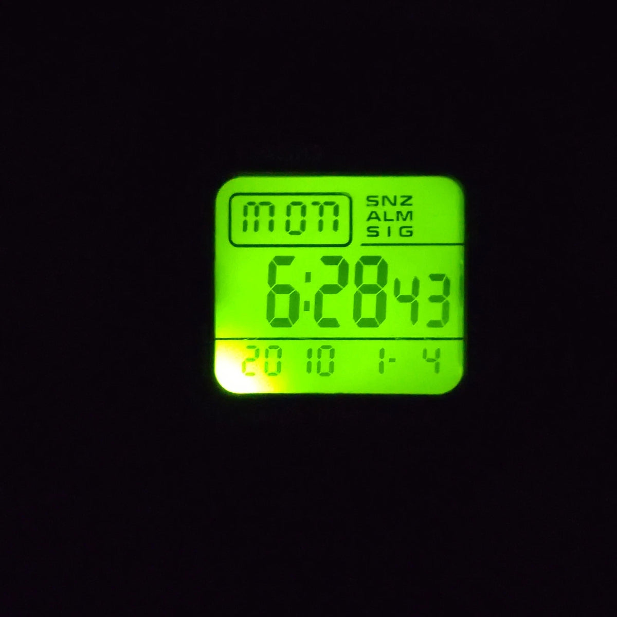 Vintage 2011 Casio W-800H-1AV Mod 3240 Mens Digital Quartz Sports Watch Restored