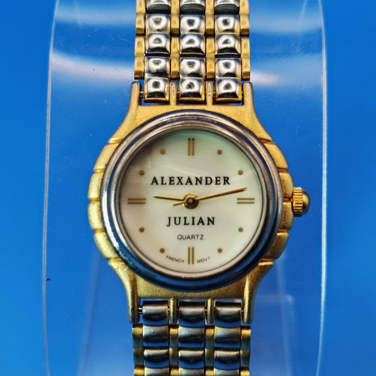 Vintage 1994 Alexander Julian 22mm Women's Quartz Watch Fully Restored