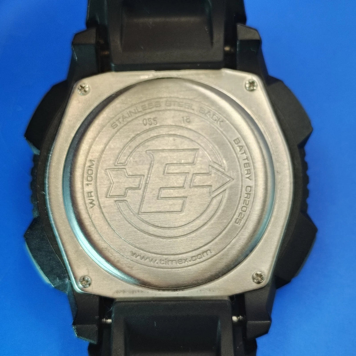 Vintage 2000 Timex Expedition Indiglo Shock Y2K 42mm Mens Quartz Digital Watch