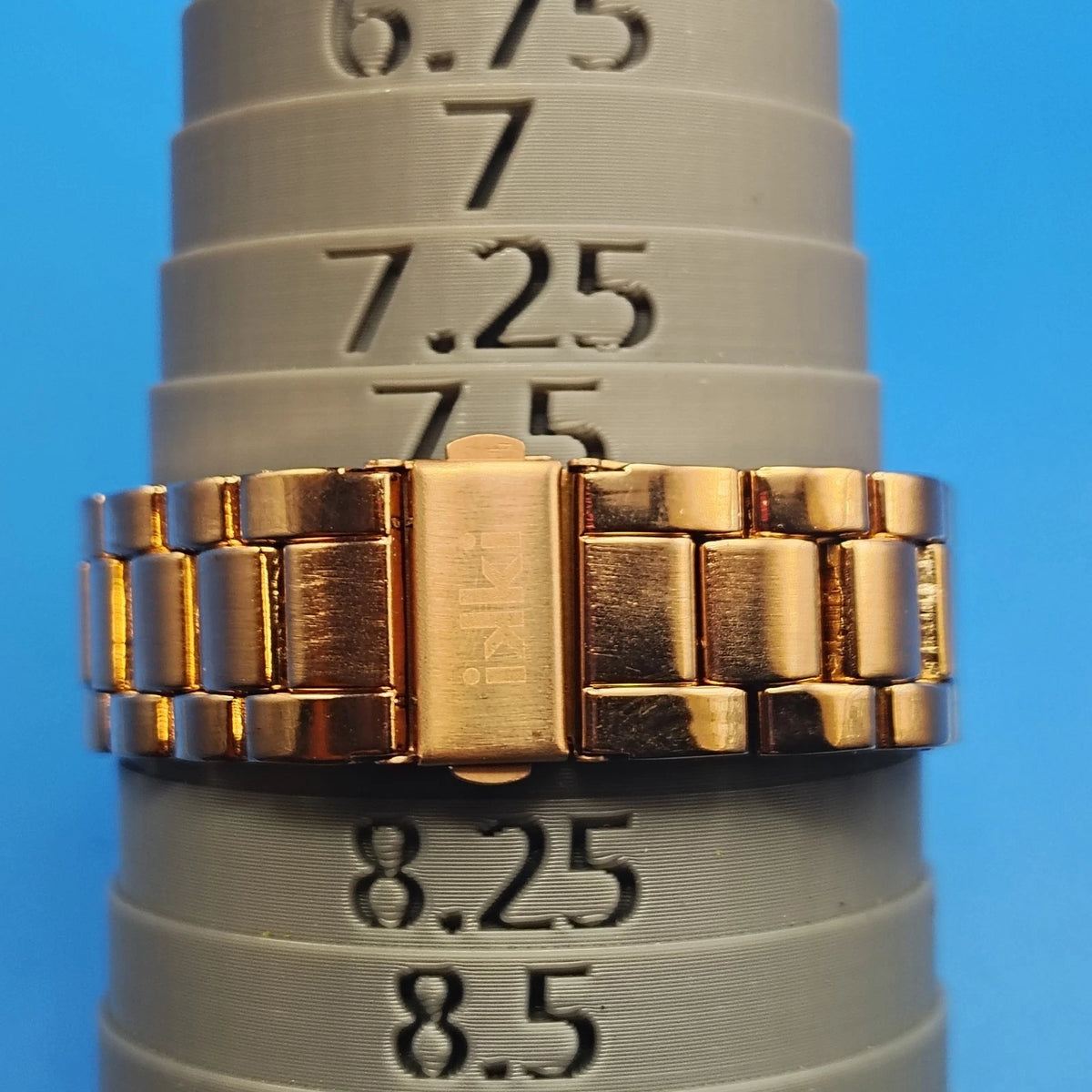 Kiki New York Rose Gold 40mm Women's Quartz Watch Stainless Steel Bracelet