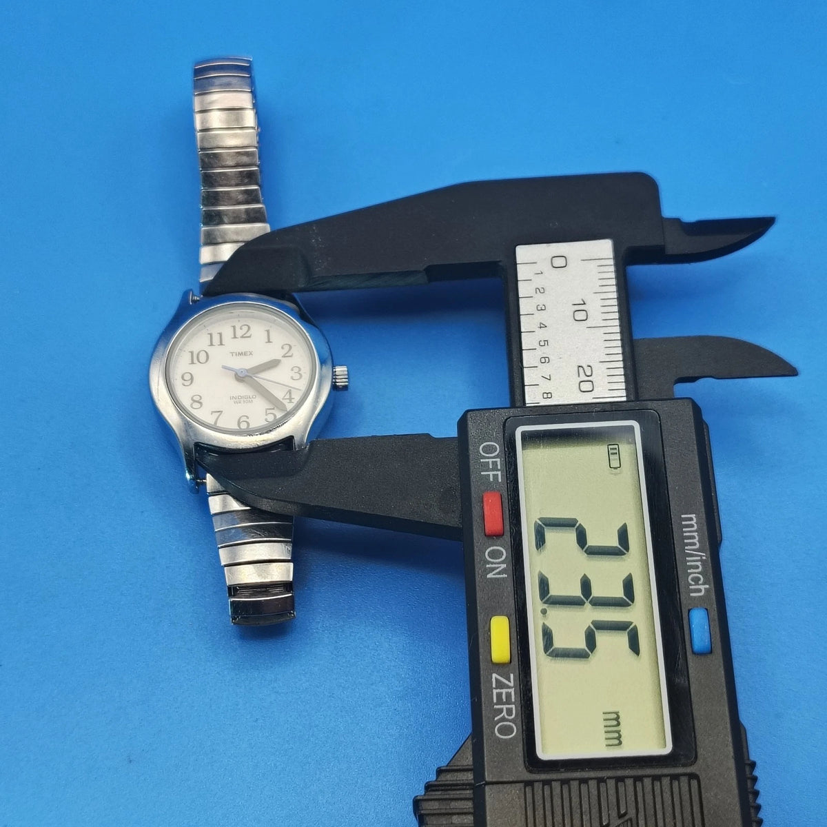 Vintage 2007 Timex Indiglo 23mm Women's Quartz Cocktail Watch Size 5-8.25
