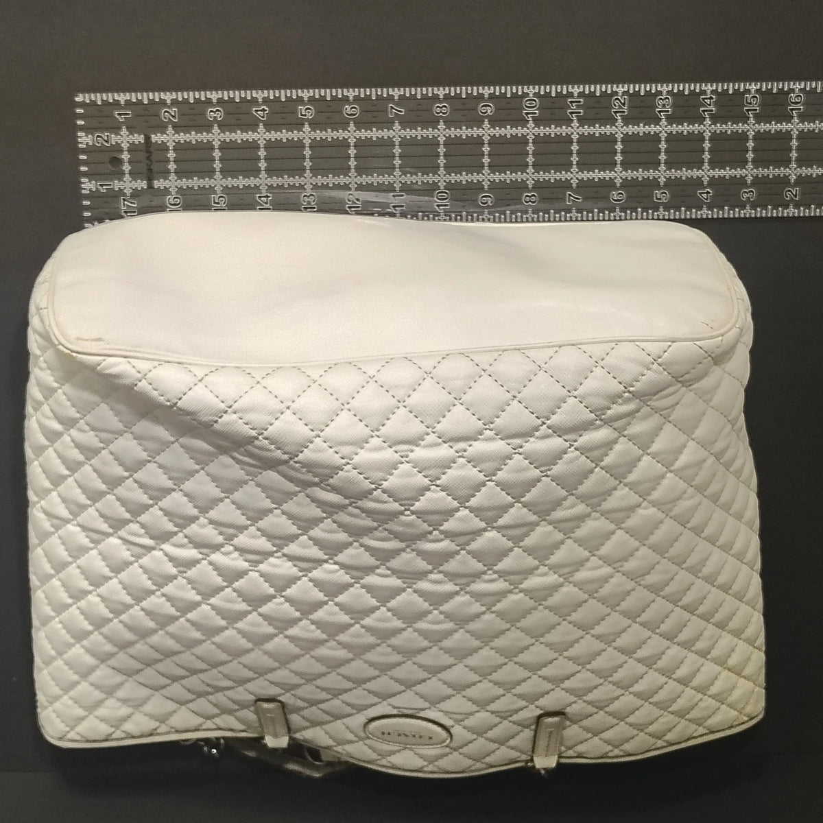 Vintage 2008 Coach 80H2A Large Quilted Tote Women's Purse Bag Chain Restored