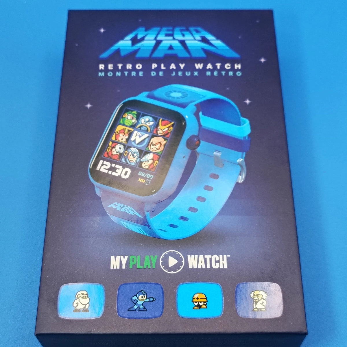 Mega Man Myplay Retro Digital Gaming Watch W/ Figure Set & Pre Order Bundle