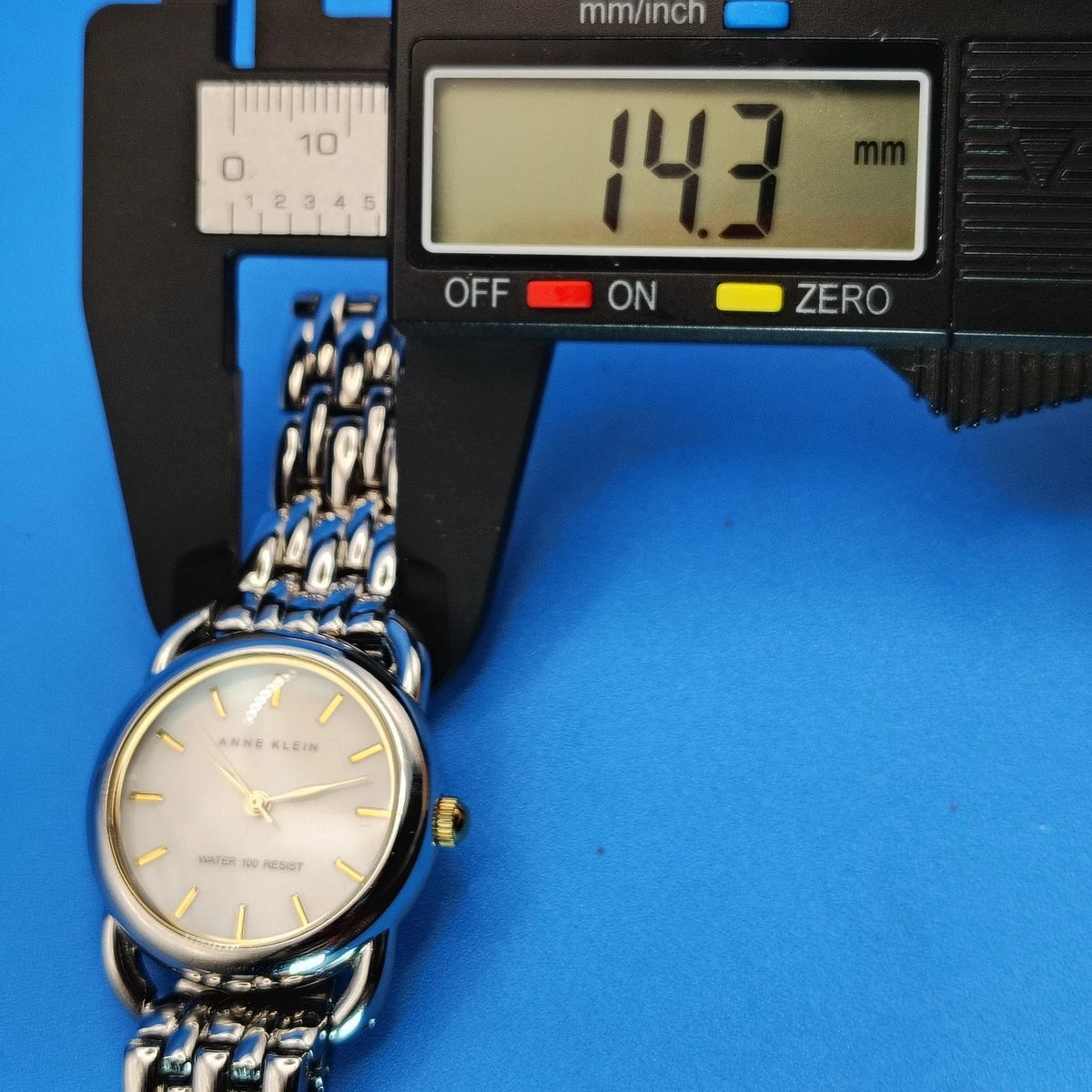 Vintage 2014 Anne Klein Two Tone 30mm Women's Quartz Dress Watch Fully Restored
