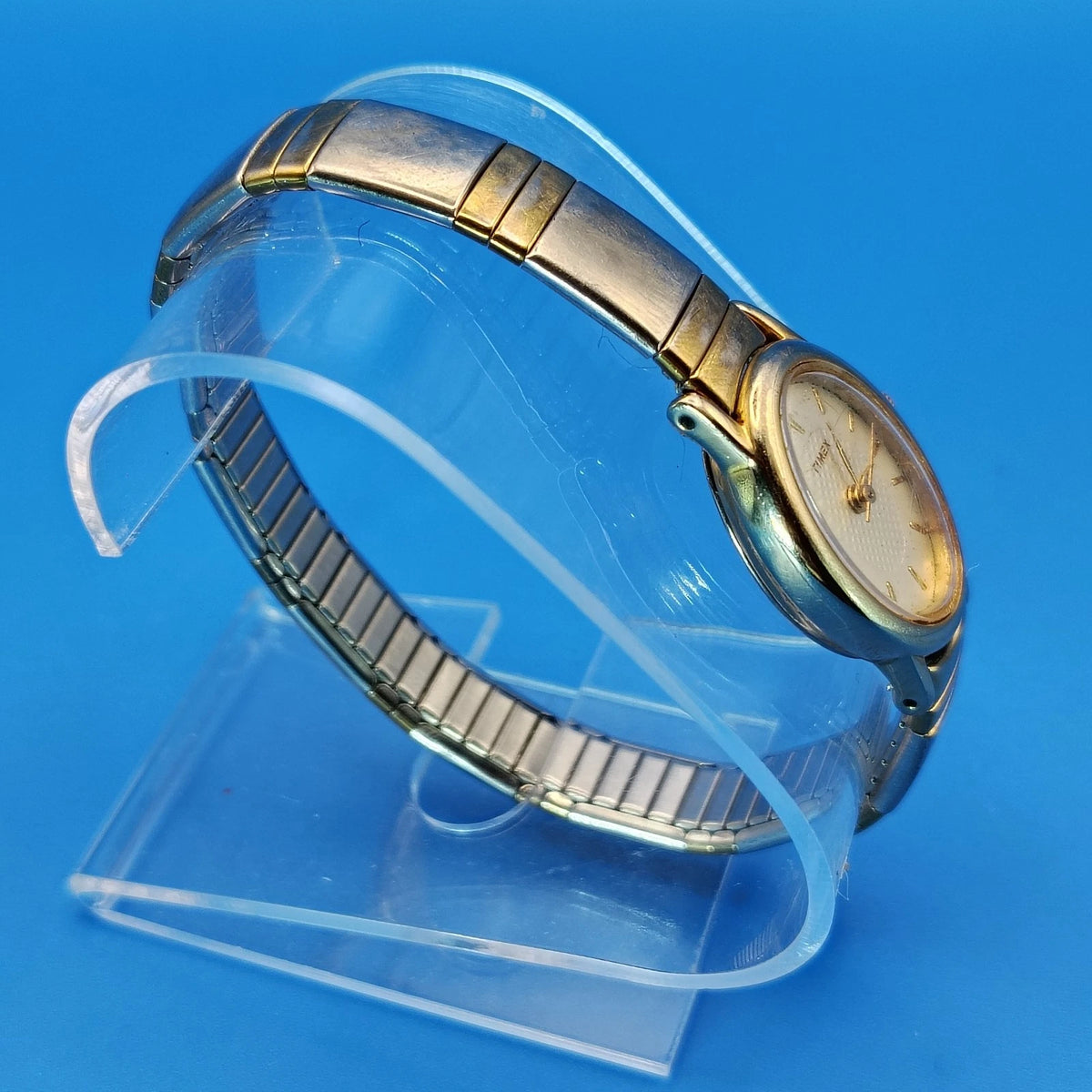 Vintage 1994 Timex 24mm Oval Women's Quartz Watch Fully Restored New Battery