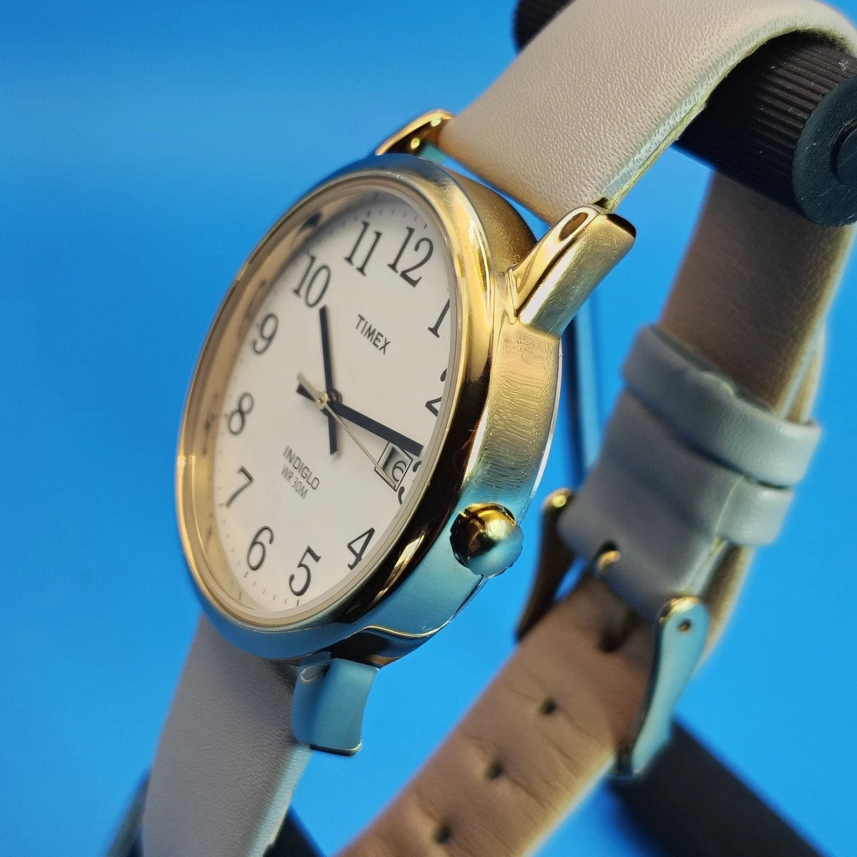 Vintage 2014 Timex Indiglo Date Wristology 40mm Women's Quartz Watch Restored