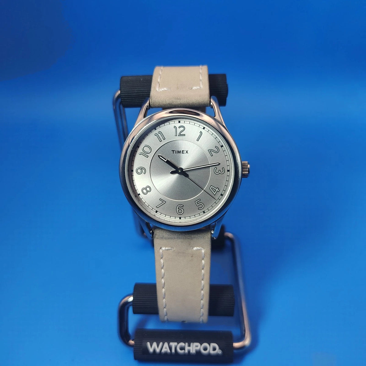 2020 Timex Elegance 35mm Women's Quartz Watch Silver Dial Fully Restored