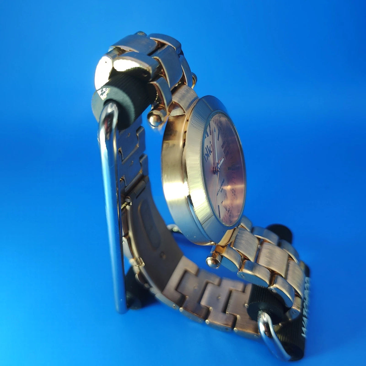 Kiki New York Rose Gold 40mm Women's Quartz Watch Stainless Steel Bracelet