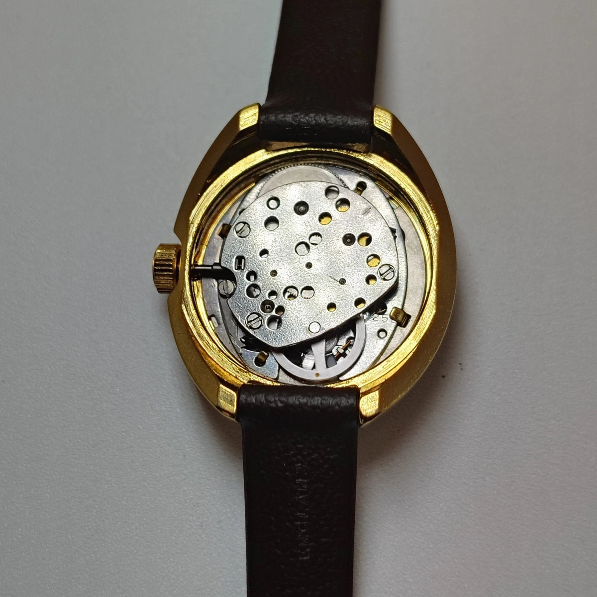 Vintage 1974 Timex Date Sunburst Mechanical Wind Women's Watch Fully Restored
