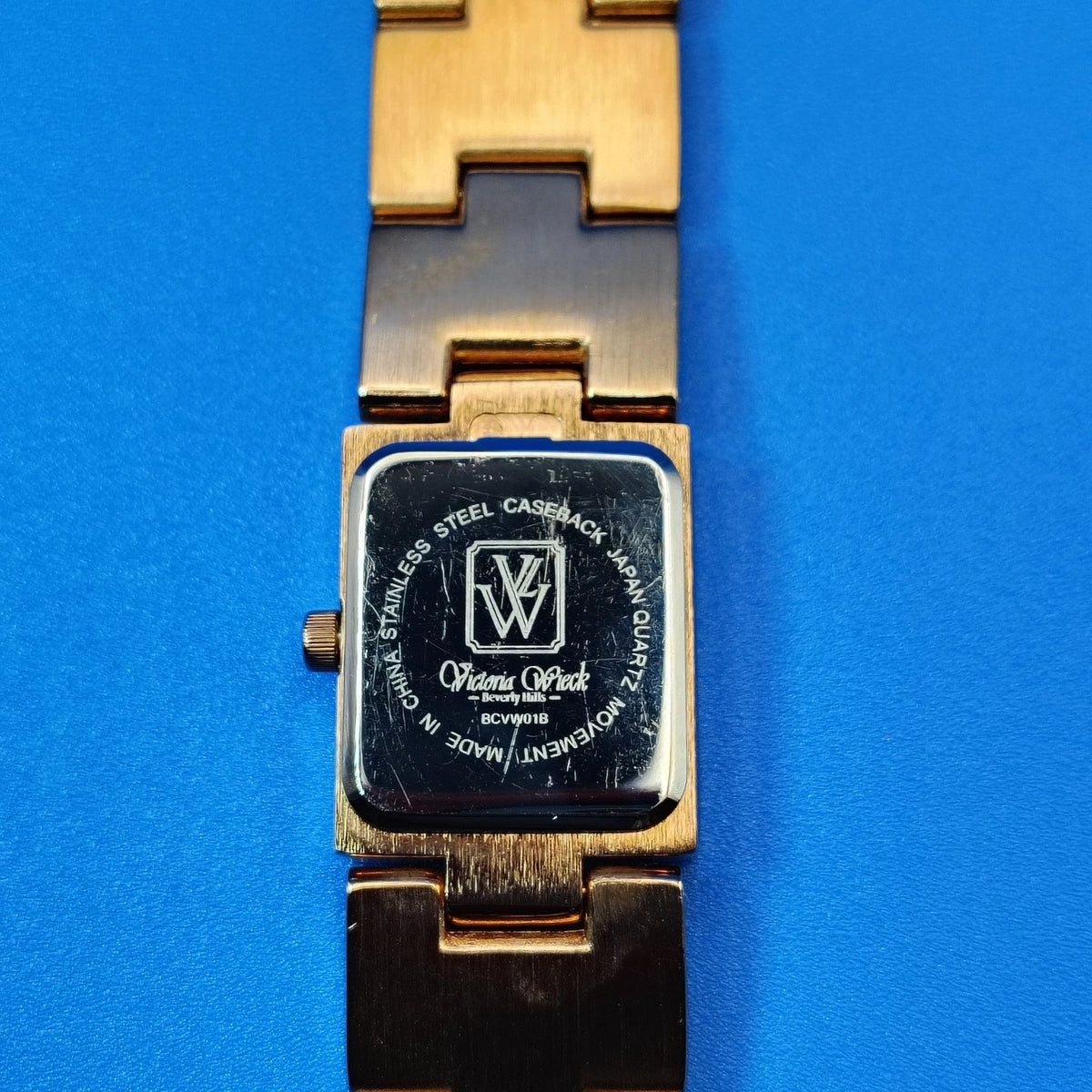 Vintage 1999 Victoria Weick BCVW01B Rose Gold 24mm Women's Quartz Watch Restored