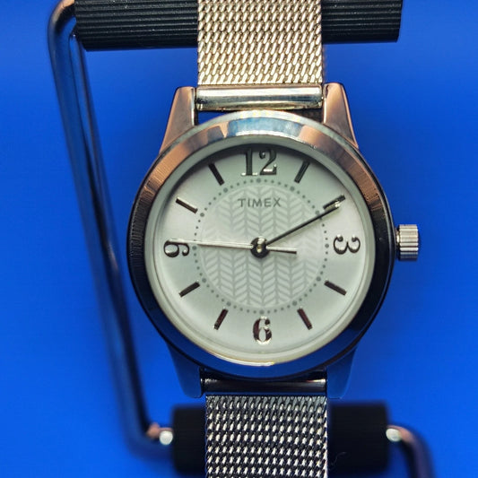 2018 Timex Women's Quartz Watch Stainless Steel Mesh Bracelet
