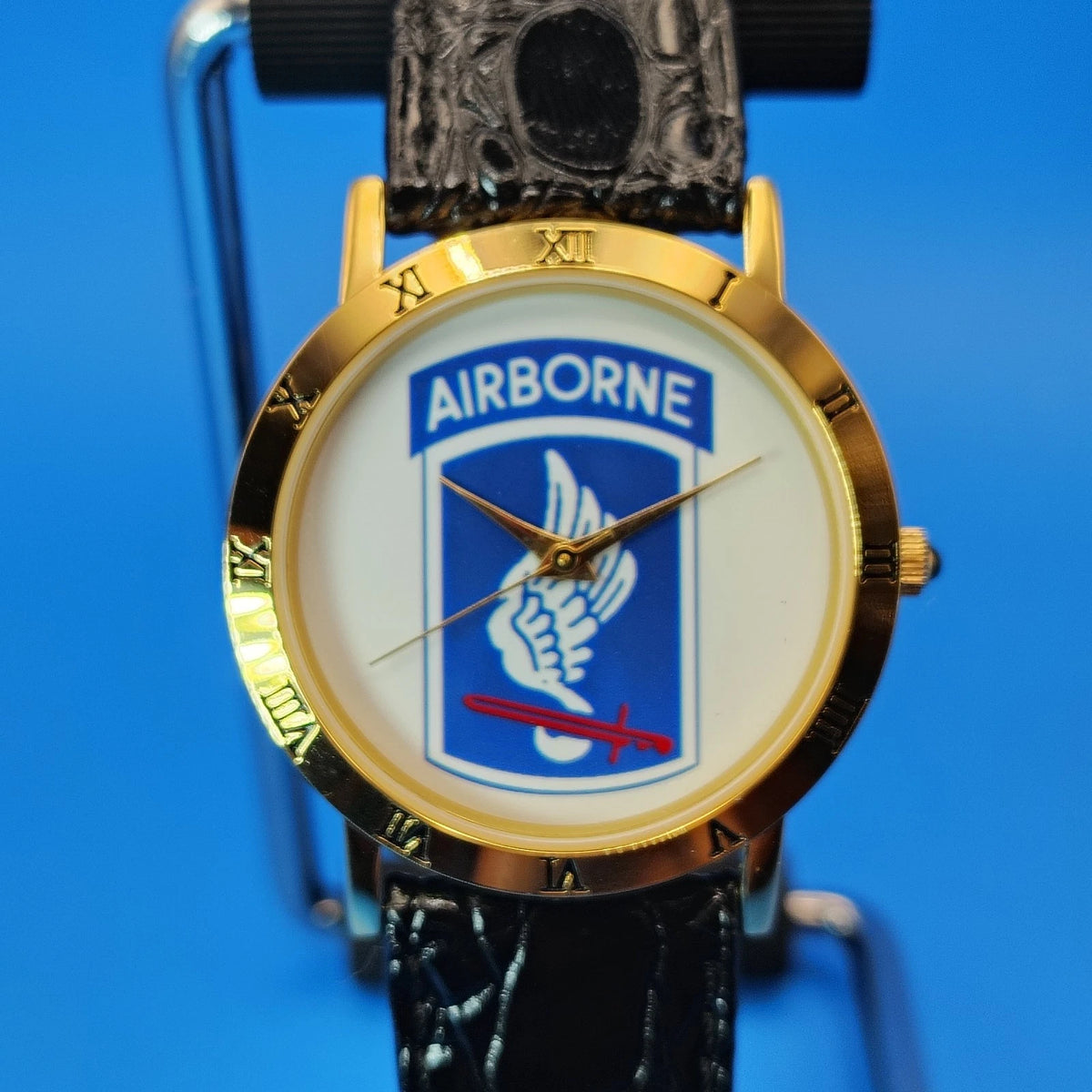 Vintage 1987 U.S. Army Airborne Brigade Sky Soldiers 34mm Men's Quartz Watch