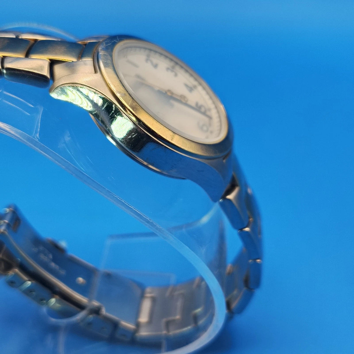 Vintage 2006 Timex Indiglo 27mm Two Tone Women's Quartz Watch Fully Restored