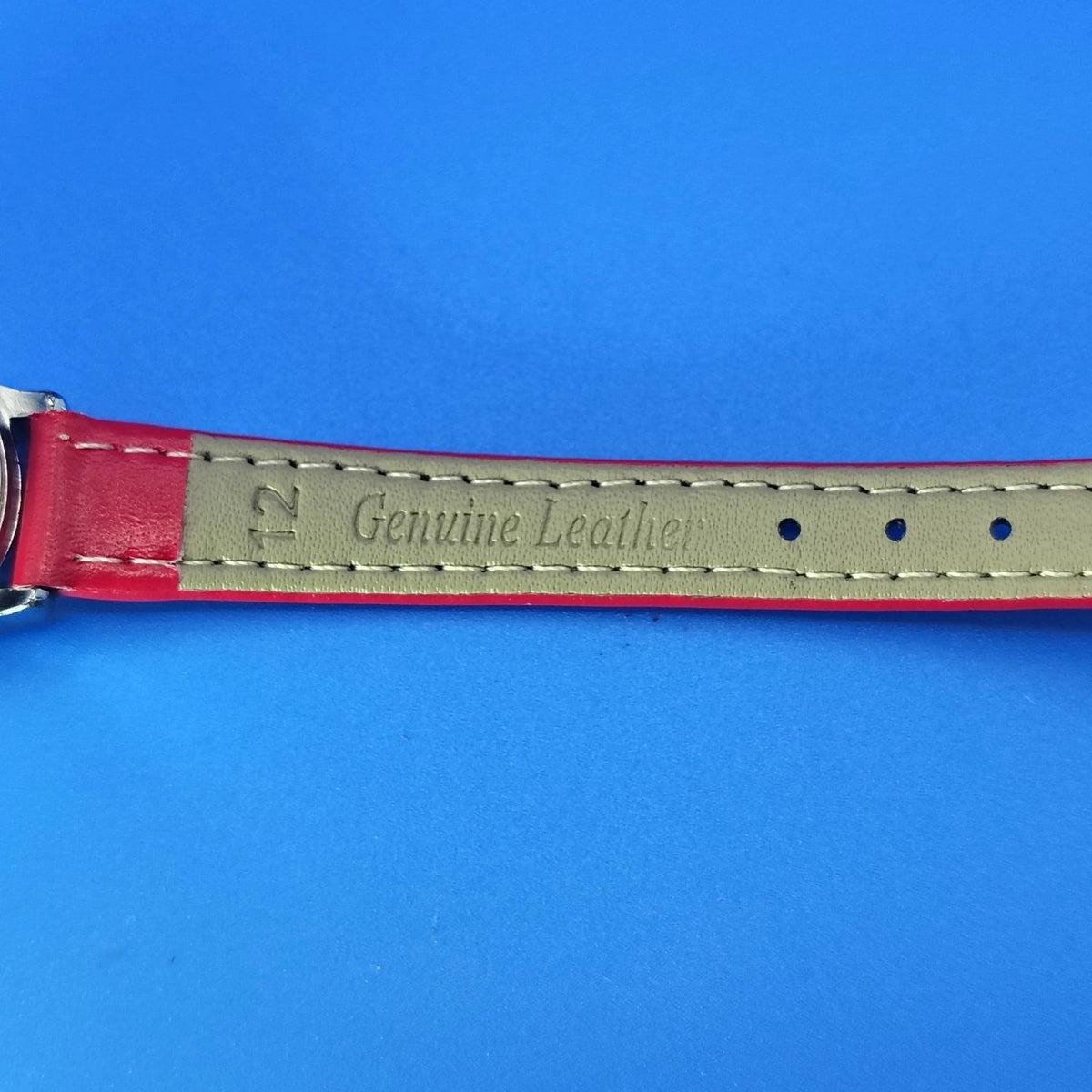 Vintage 2002 Timex Indiglo 23mm Women's Quartz Watch New Red Leather Strap
