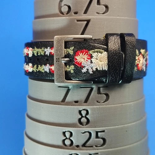 2019 Lucky Brand & Co Flowers Embroidered Strap 34mm Women's Quartz Watch Mint