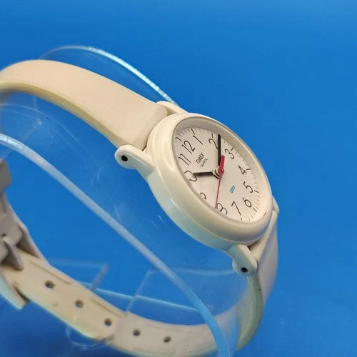 Vintage 1996 Timex Cocktail White Dial 29mm Women's Quartz Watch Fully Restored