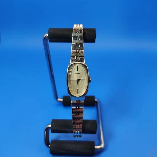 Vintage 1961 Timex 24mm Oval Women's Mechanical Wind Watch Fully Restored Runs