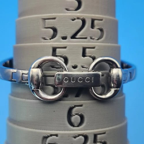 Vintage 1992 Gucci 1345 G-Series Swiss Made 23mm Women's Quartz Bangle Watch