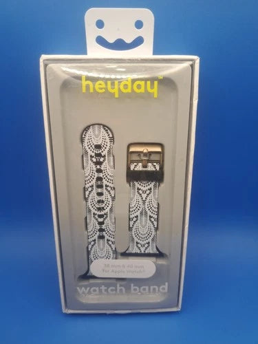 2020 Heyday White Lace 38/40mm Women's Silicone Apple Watch Band New in Box