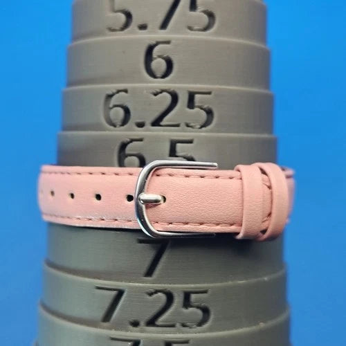 2010 Timex 23mm Women's Cocktail Watch Vegan Leather Strap Size 4-6.75