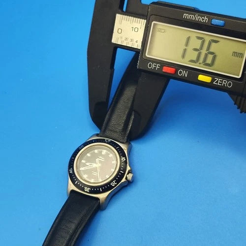 Vintage 1995 Timex Indiglo Diver 27mm Women's Quartz Watch Fully Restored