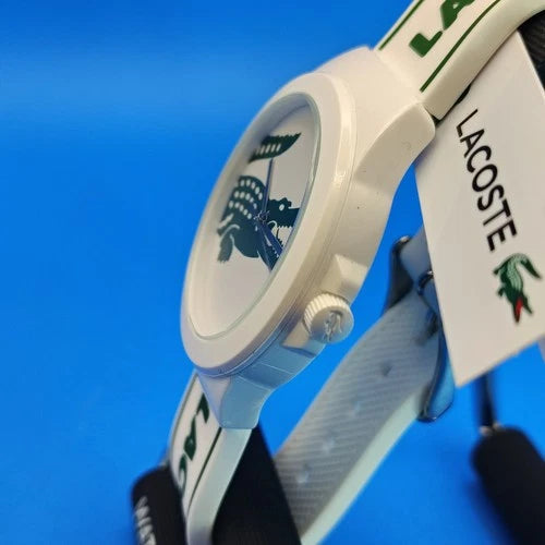 2024 Lacoste Neocroc 2001347 38mm Mens Quartz Sports Watch NOS
