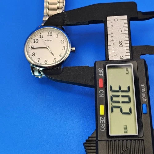 2018 Timex Indiglo Easy Reader 30mm Women's Quartz Watch Fits Size 5-8.5