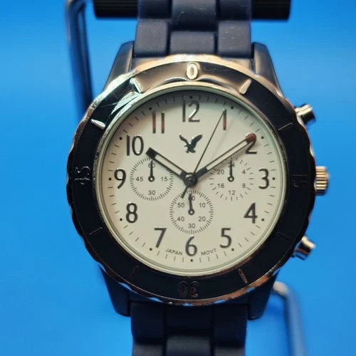 Vintage 2007 American Eagle Outfitters Faux Chronograph 40mm Mens Quartz Watch