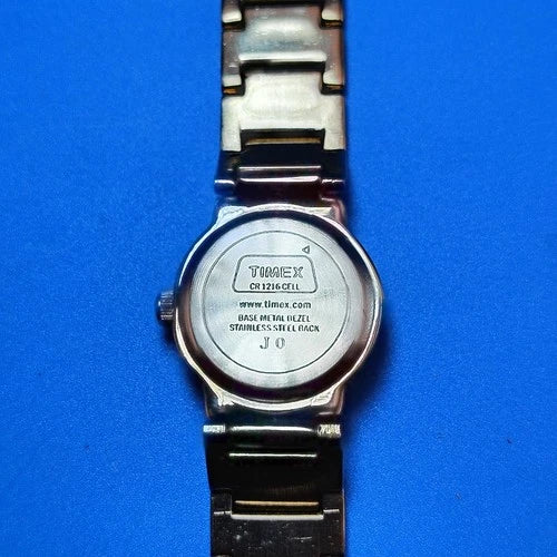 Vintage 2002 Timex 29mm Women's Quartz Cocktail Watch Two Tone Fully Restored