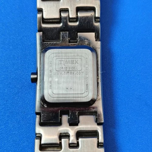 Vintage 2001 Timex Z Link Teal Cuff 23mm Women's Quartz Dress Watch Restored
