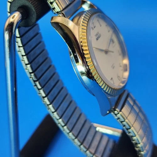 Vintage 2012 Timex Indiglo Date 33mm Mens Quartz Watch Fully Restored