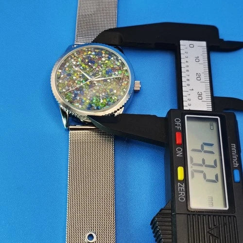 Vintage 2010 Rocawear Crystal Bezel Designer Women's Quartz Fashion Watch Resto