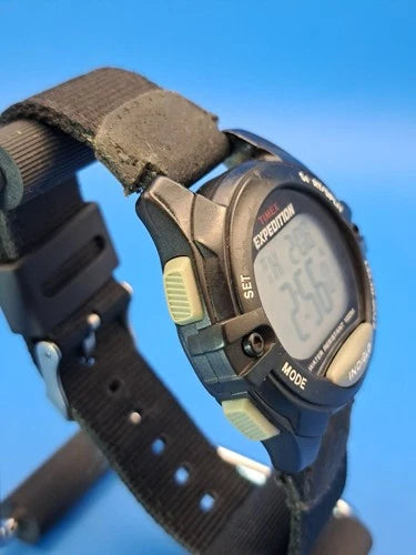 Vintage 1998 Timex Expedition Men's Digital Watch Restored