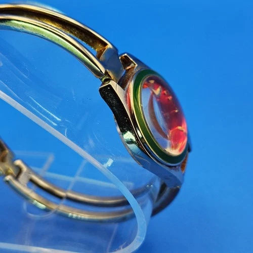 Vintage 1992 Avon Holiday Christmas Tree 30mm Women's Quartz Bangle Watch