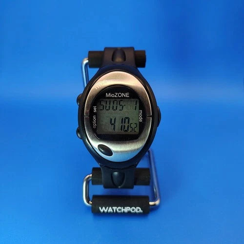 Vintage 2003 Mio MioZone Heart Monitor Pulse 43mm Mens Digital Watch Restored