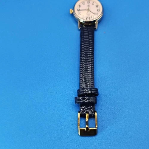 Vintage 1999 Timex INDIGLO 23mm Women's Quartz Dress Watch New Strap Restored