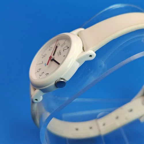 Vintage 1996 Timex Cocktail White Dial 29mm Women's Quartz Watch Fully Restored